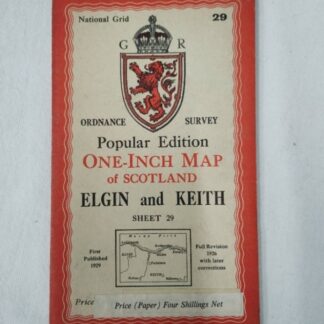 Os Scotland One-inch Maps: #29, #30, #31, #39, #40 (various Issue Dates)